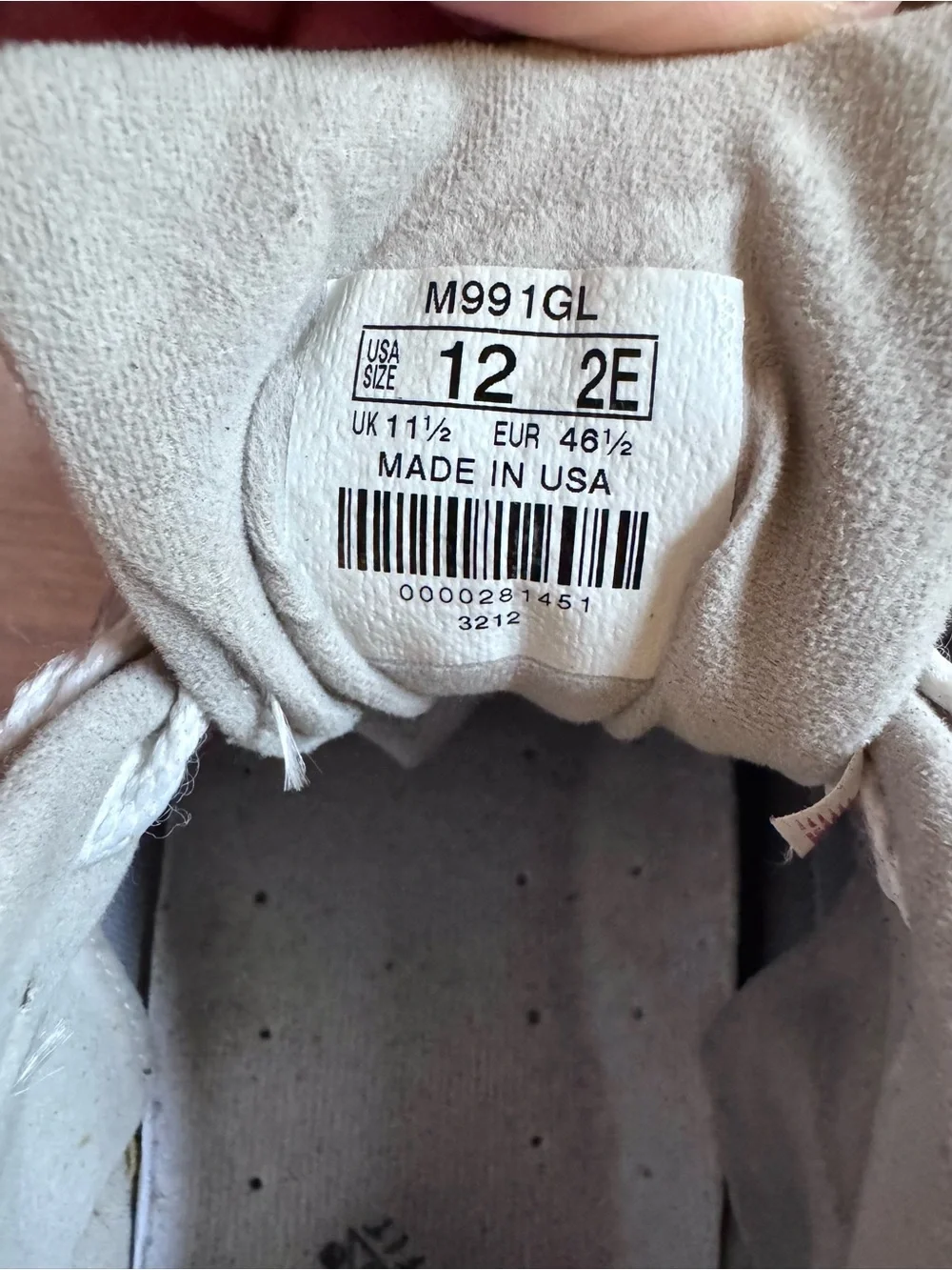 New Balance suede mesh